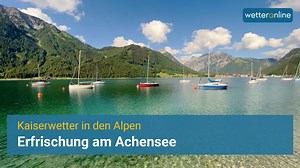 Traumhafte Farben und Kaiserwetter in den Alpen ☀️ So wird das Wetter: www.wetteronline.de/wetter/achensee #Alpen #Kaiserwetter #Sommerwetter | WetterOnline
