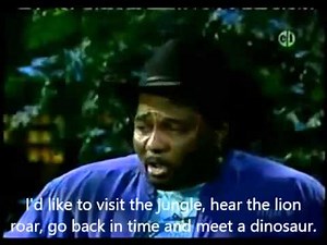 Ernie & Aaron Neville sing I Don't Want To Live On The Moon with captions