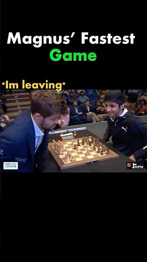 Magnus Carlsen is the Fastest Chess Player EVER !