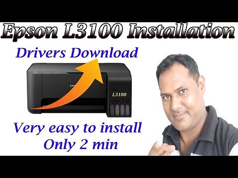 How To Install Epson L3100 Printer & Scanner Driver | Epson L3100 Printer Installation Step By Step