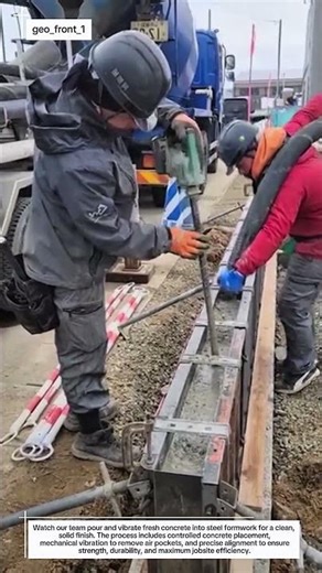 Concrete Formwork Filling & Vibration Process | Pro-Level Precision in Action