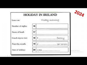 KET - KEY English Test - Listening Test 5- Level A2 - 2024 | Listening Practice with answers