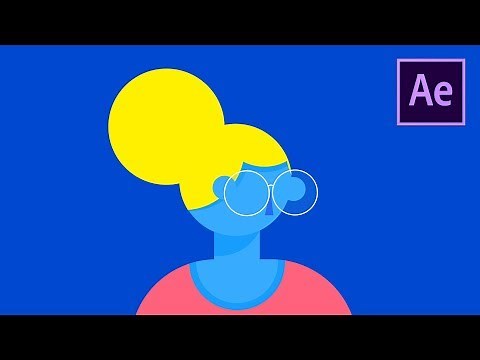 Face Turning Animation - Design Flat Head After Effects Tutorial