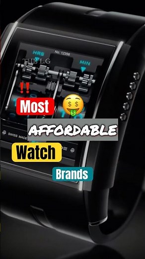‼️ Top 10 Most Affordable Watch Brands ‼️ | #rolex #hamilton #casio #titan #swatch #bovet #thelg