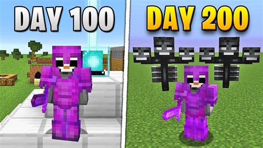 【SB737】我在超平坦的极限生存中生存了200天!