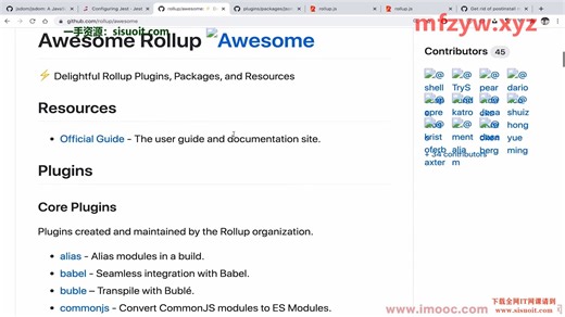 9-10 Rollup 配置文件和插件 (2)