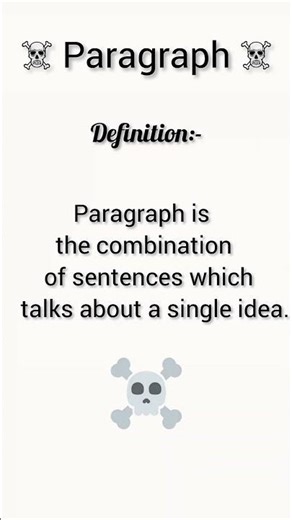 Definition of "Paragraph" | what is paragraph? #paragraph #paragraphwriting