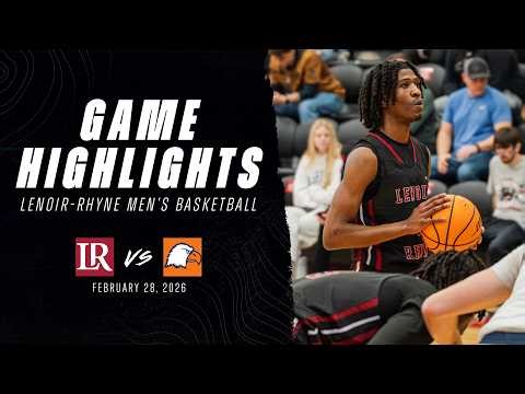 Game Highlights: Lenoir-Rhyne Men's Basketball at Carson-Newman