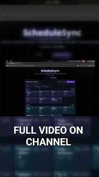ScheduleSync –Timetable to Calendar Automation| FULL VIDEO ON CHANNEL #buildinpublic#ocr#github#code