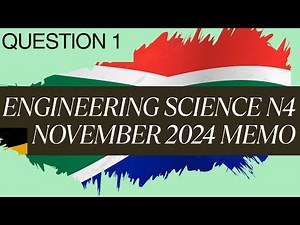Engineering Science N4 November 2024 Question 1 Kinematics ‪@mathszoneafricanmotives‬