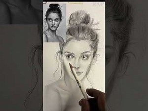 How to draw a portrait using loomis method