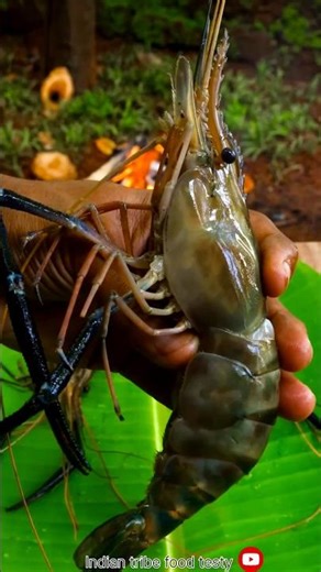 Big Freshwater Prawn Fry | Village Cooking Style | Amazing Seafood Recipe #prawns