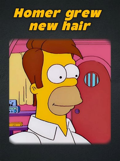 Homer's Glorious Hair Transformation