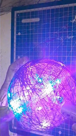 Art and craft thing boll lamp🤗🤗#art #sorts