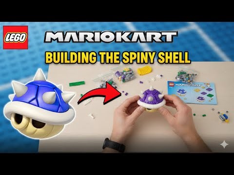 Building the LEGO Mario Kart Spiny Shell