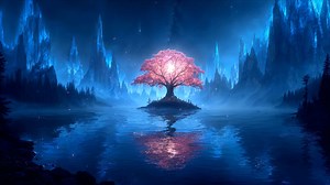 Luminous Bloom – Enchanted Tree Live Wallpaper