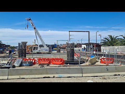 Mordialloc and Station Street Aspendale level crossing removal project update early November 2025