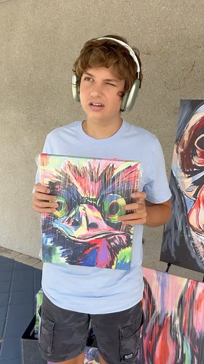 Meet Viktor 🎨 - a young visionary painting his world with strokes of genius. 🌈 An artist whose colors speak louder than words, whose innocence breathes life into every artwork. Stand in awe with us. #YoungArtist #ArtworkMarvel #InnocentGenius #VibrantViktor #autism #autismawareness #vichysart #autismo | Vichy’s art
