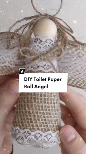 DIY Toilet Paper Roll Angel Craft Tutorial