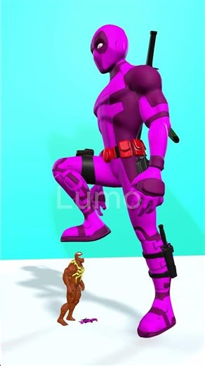 Venom vs Deadpool | Epic Funny Battle | Lumo #shorts