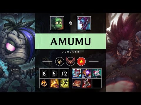 Amumu Jungle vs Trundle - VN Grandmaster Patch 25.19
