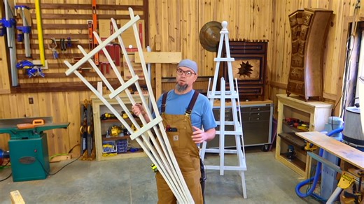 DIY garden trellis