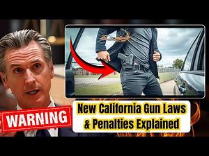 2026 UPDATE New California Gun Laws & Penalties Explained