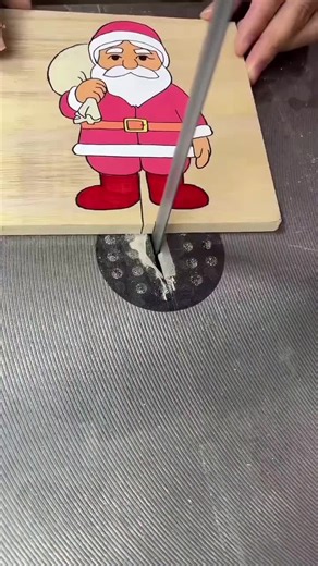 Beautiful Transformation of a Santa Claus Painting