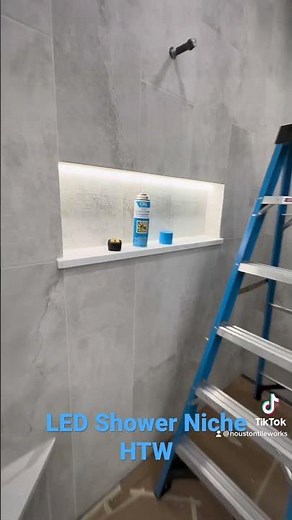 Shower Niche with LED Lights