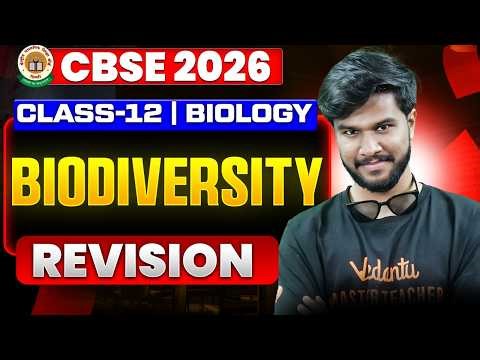 Biodiversity Complete Chapter Revision | Class 12 Biology | CBSE 2026 | by Subash Sir