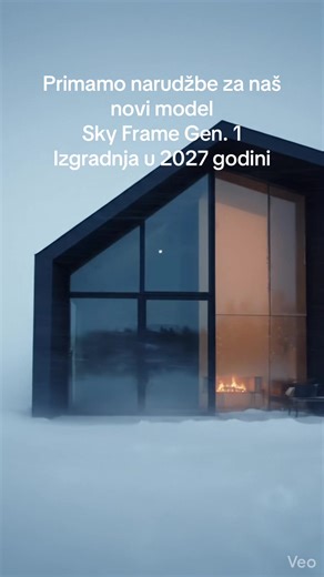 Sky Frame Gen.1 — novi A-frame za vikendice Blidinje