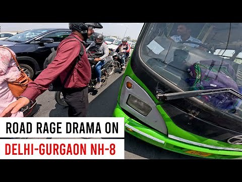 Delhi to Gurgaon: The Road Rage Showdown with a Bus Driver