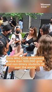 Who run the world? Girls....Who Code! #GoodNews #coding #womenintech #girlswhocode | Humankind
