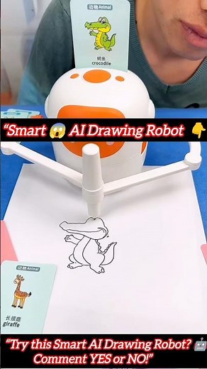Amazing 😱 Smart AI Drawing Robot | Auto Drawing Machine for Kids | Viral Gadget Shorts