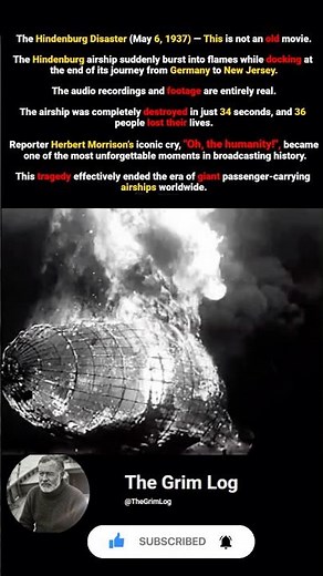 Oh, the humanity! 🎙️ | Hindenburg 1937