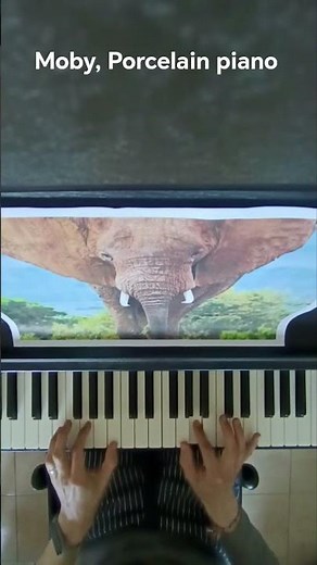 Moby, Porcelain tutorial piano