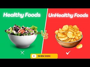 Healthy vs Unhealthy Foods | Good Food Bad Food | Kids Learning Video