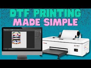 InkSonic R1390 DTF Printer for Beginners | Complete Tutorial