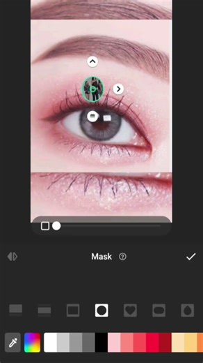 eye mask tutorial without capcut made by me#trending