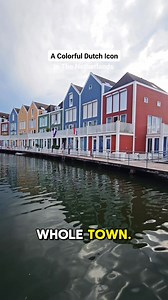 🏘The beautiful color houses of Houten. 📌 Vlondertuin, Houten, Netherlands #colorfulhouses #houten #netherlandstravel #architecture #houses | In The Netherlands
