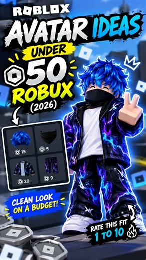 Roblox Avatar Ideas Under 50 Robux (2026)