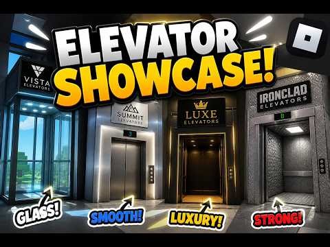 ALL LIFTS IN ONE PLACE! 😱 Elevator Showcase (Roblox)