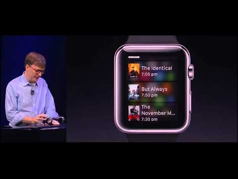 Apple Watch demo by Kevin Lynch