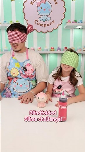 Blindfolded Slime Topping Challenge! 😂