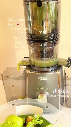 Delicious Homemade Juice with a Slow Juicer