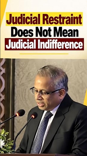 Judicial Restraint Does Not Mean Judicial Indifference || Hon’ble Justice K.V. Viswanathan