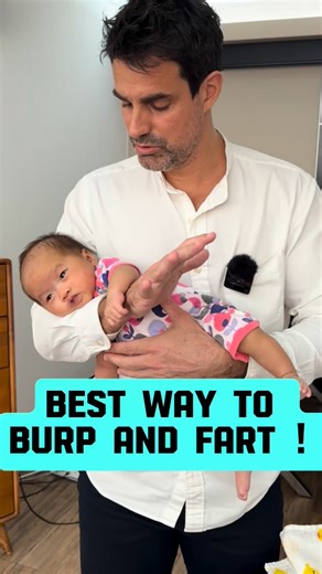 Nicolas Grimaldi on Instagram: "Burping isn’t always necessary — if your baby is calm and relaxed after feeding, it’s usually a sign they don’t need to burp. A simple way to help them burp naturally is by carrying them face down on your forearm and gently bouncing with small steps. The movement should come from your feet, not your arm. Another effective method is gentle chest compression. By pulling your hands down and applying light, rhythmic pressure, you create a natural push on the stomach,