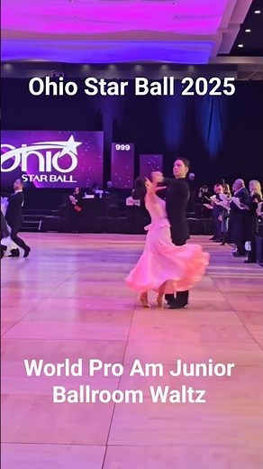 Ohio Star Ball Championships 2025 | World Pro Am Junior Ballroom Waltz | Svetlana & Andrey Bakalov