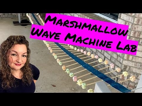 Marshmallow Wave Machine LAB and DEMONSTRATION | Wave Behavior | Wave Speed, Amplitude, and More!