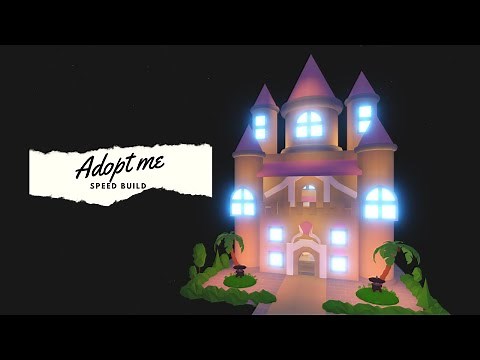 Adopt me Mini Cheap Sky Castle Tiny Home Glitch Build ✨Roblox Adopt me!